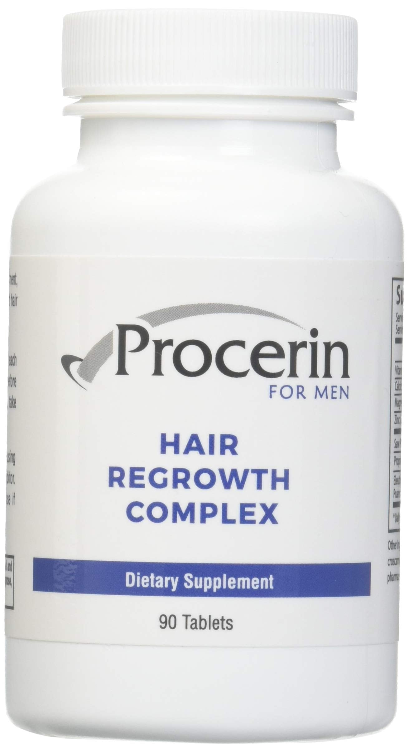 Procerin Tablets – Male Hair Growth Supplement, 3-Month Supply (3 Bottles, 90 Tablets Each)