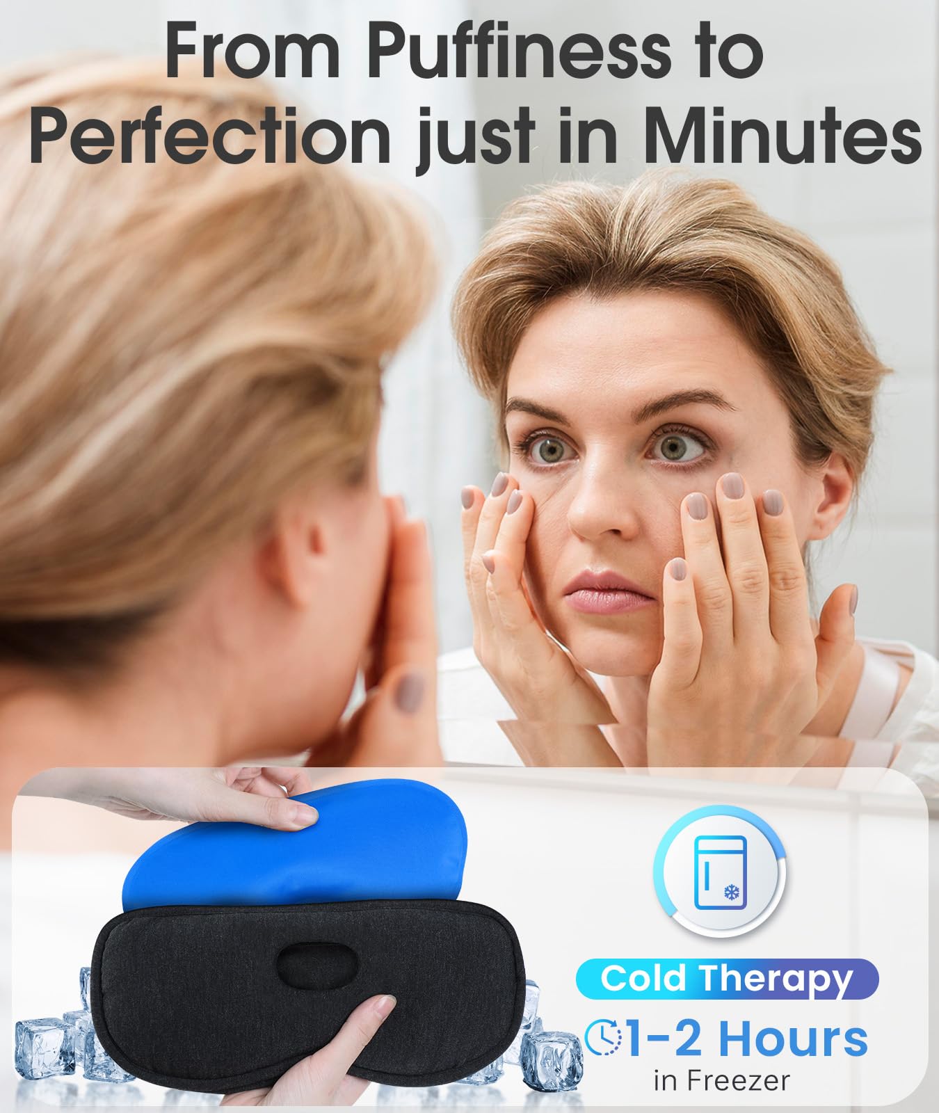 ProCIV Detachable Heated Eye Mask – Cordless Warmth & Cold Therapy for Deeper Sleep