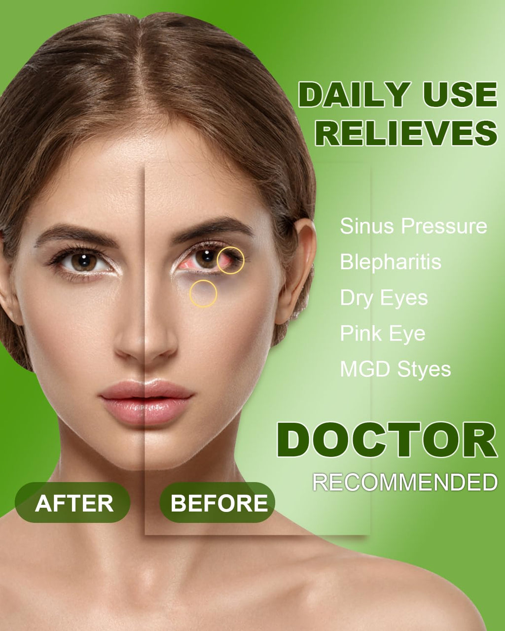 ProCIV 30-Pack Chamomile Steam Eye Masks – Warm Disposable Eye Masks for Dry Eyes & Relaxation