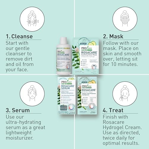 PROcure Rosacare Hydrogel 2 Pack – Lightweight Redness Relief & Color Correction