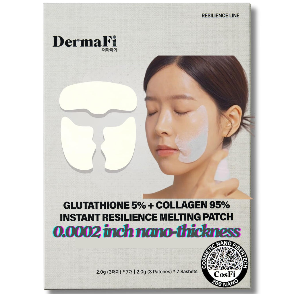 Produco DermaFi Glutathione 5% + Collagen 95% Patch Mask — 7 Pack