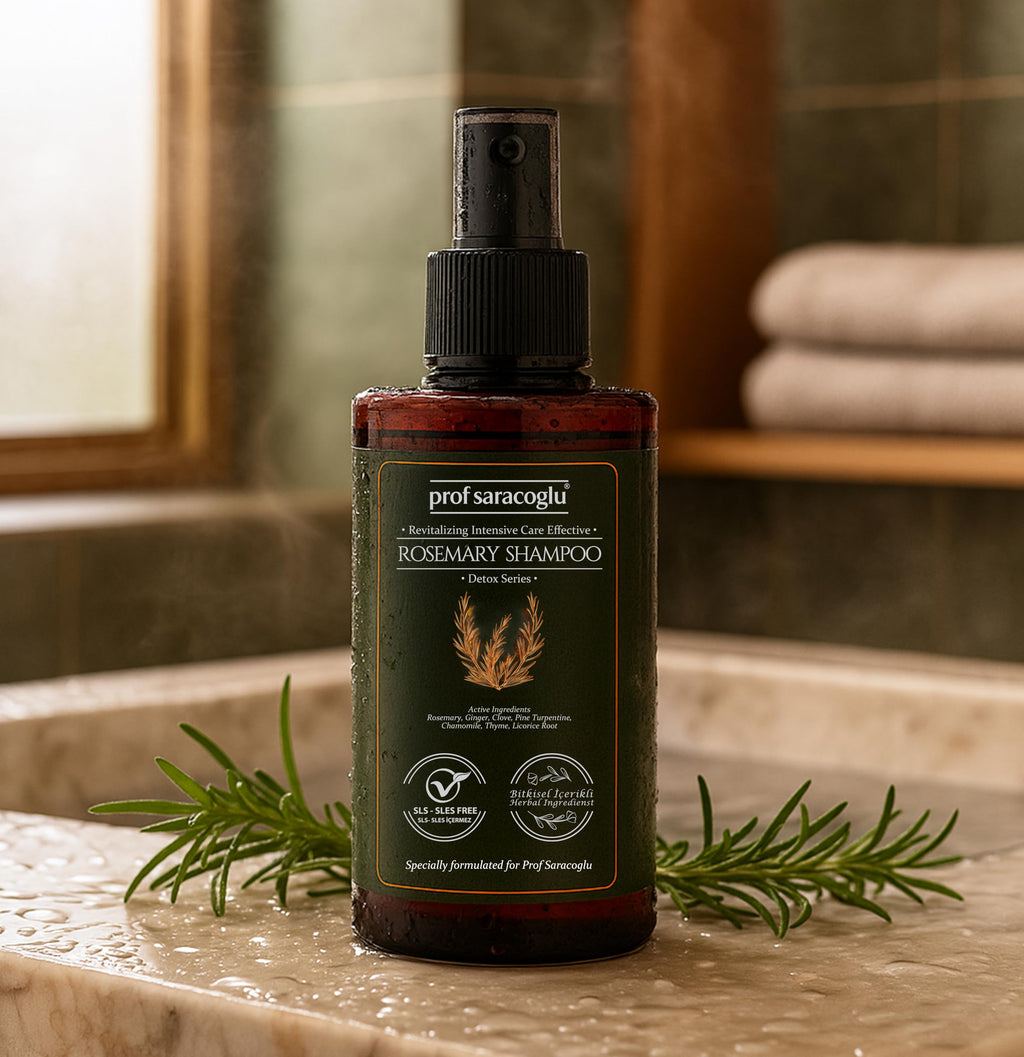 Prof Saracoglu Rosemary Mint Complex Hair Care Mist – Sulfate-Free Detangler & Scalp Treatment (6.76 fl oz)