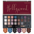 Profusion Cosmetics Hollywood 24 Shade Eyeshadow Palette – Highly Pigmented Matte & Shimmer Shades with Dual-Ended Brush, Vegan & Cruelty-Free