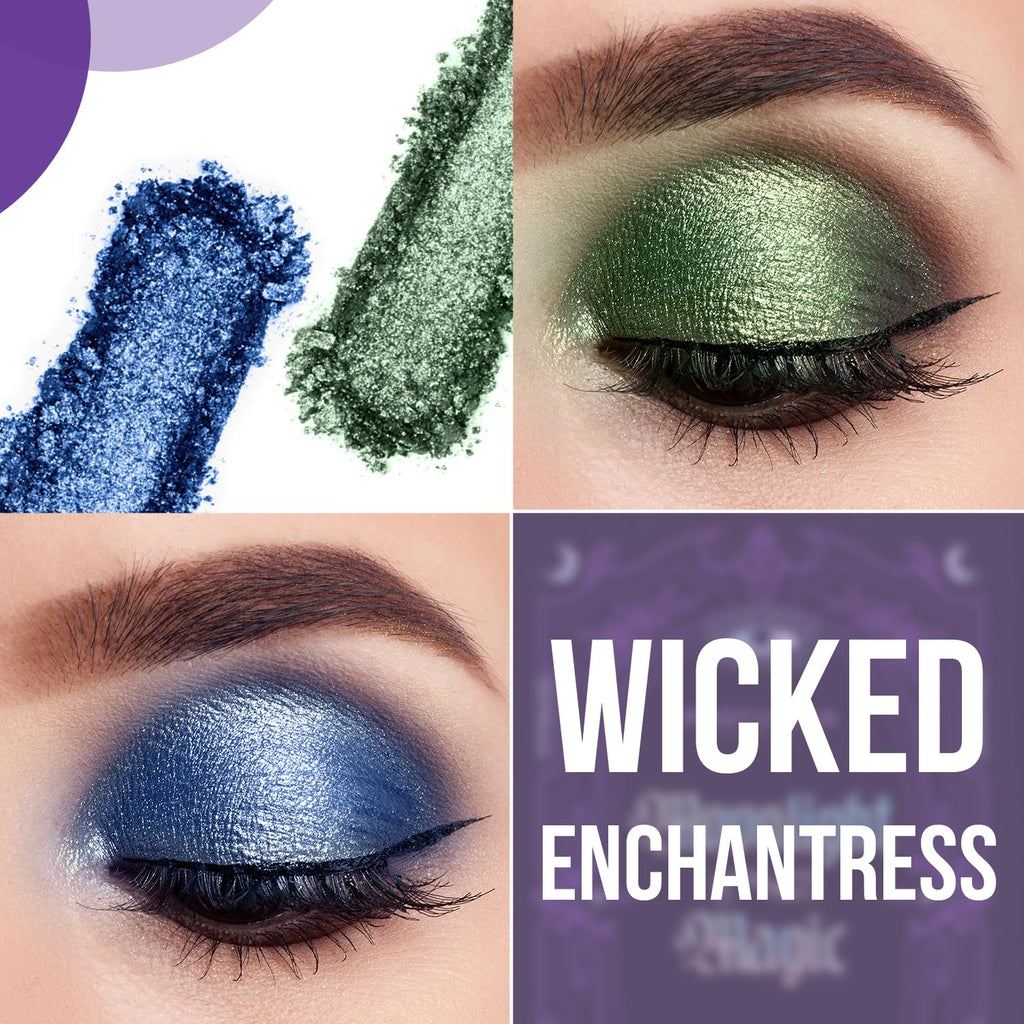 Profusion Moonlight Magic Eyeshadow Palette – 35 Gothic Shades, Built-In Mirror, Vegan