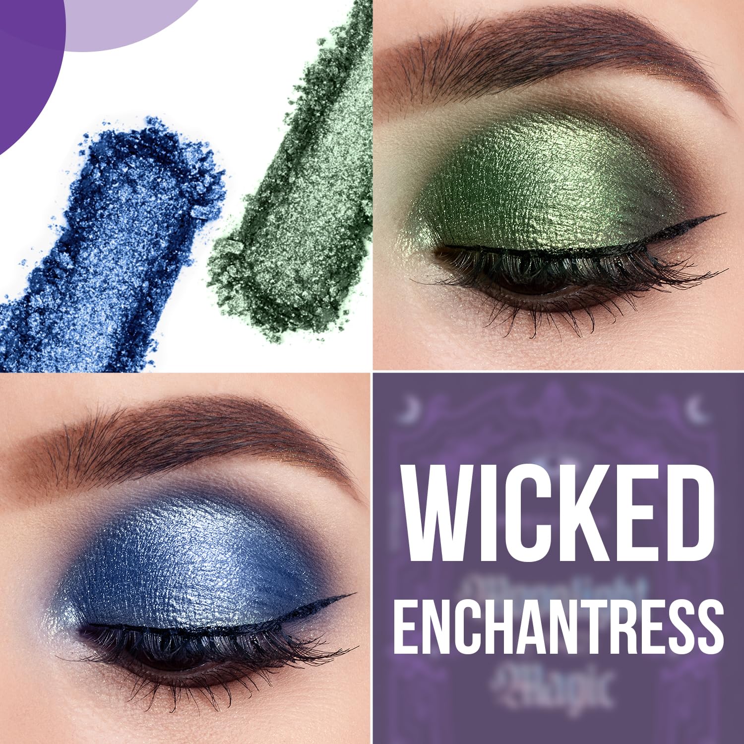 Profusion Moonlight Magic Eyeshadow Palette – 35 Gothic Shades, Built-In Mirror, Vegan