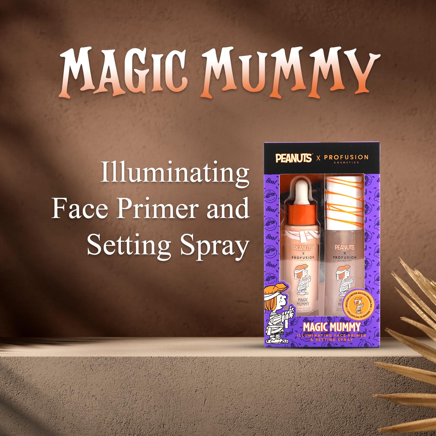 Profusion Cosmetics Peanuts Magic Mummy Illuminating Primer & Setting Spray