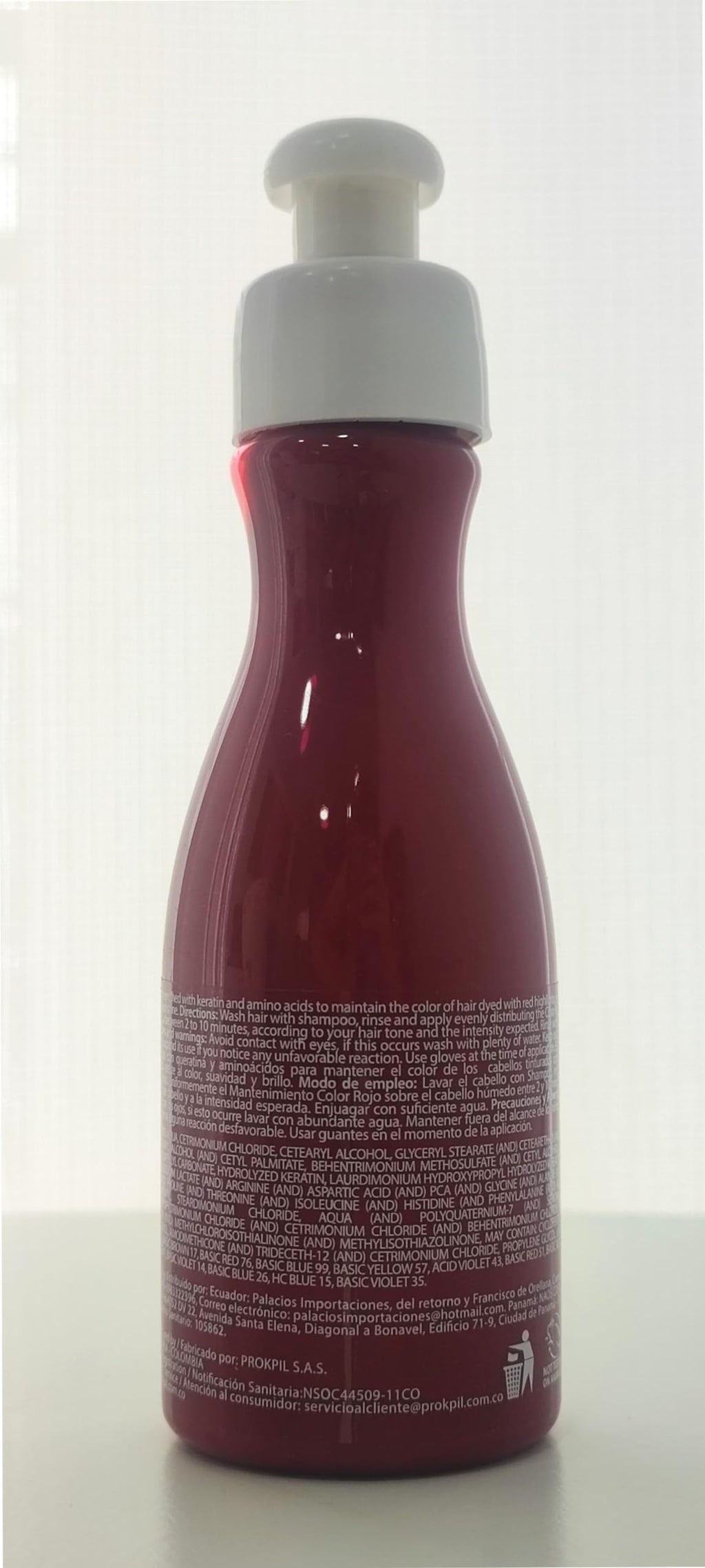 Prokpil Red Maintenance Mask for Ginger Hair – Color-Toning Treatment 150ml