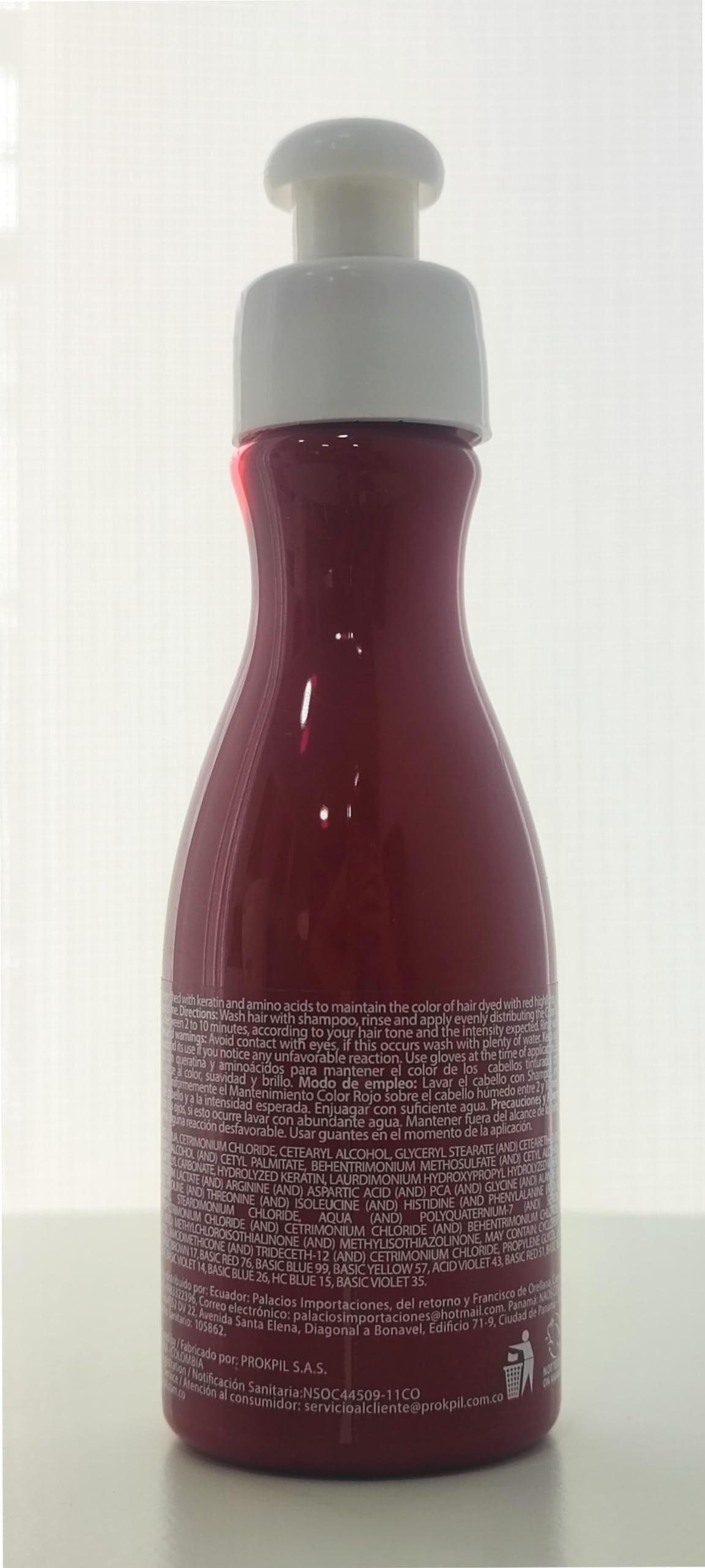 Prokpil Red Maintenance Mask for Ginger Hair – Color-Toning Treatment 150ml