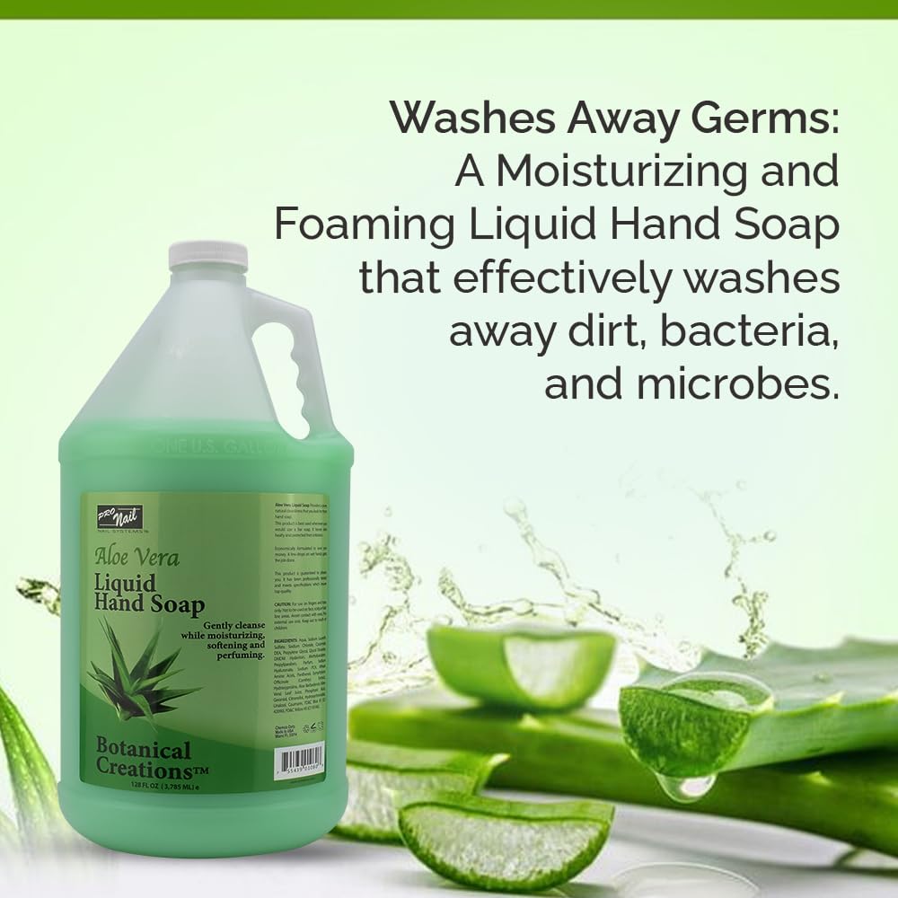 PRONAIL Liquid Hand Soap Refill – Aloe Vera, 1 Gallon