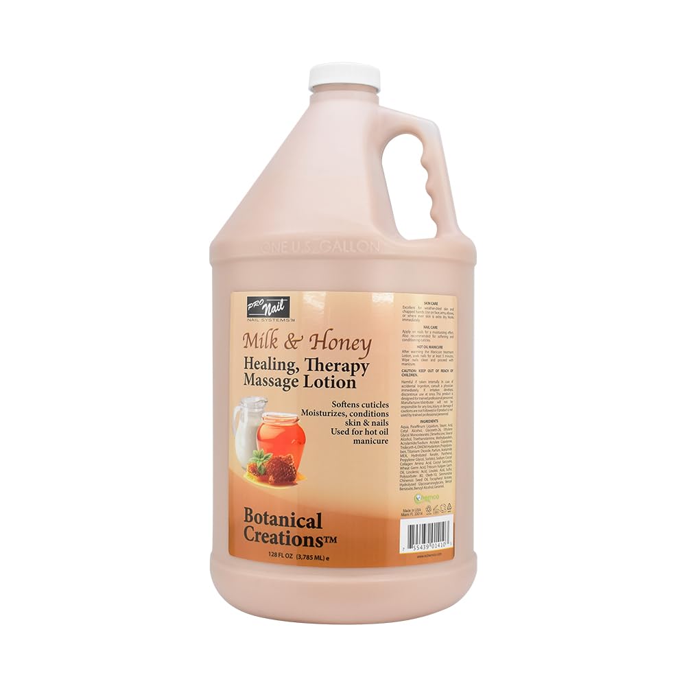 PRO NAIL Healing Therapy Massage Lotion – Multi-Purpose Hydration for Hands & Feet (1 Gallon)