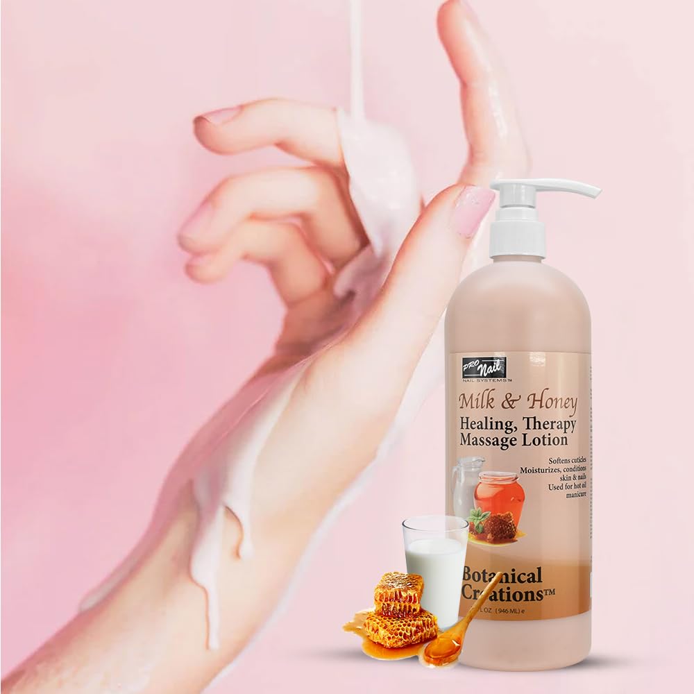 PRO NAIL Healing Therapy Massage Lotion – Hydrating Spa-Quality Pedicure & Hot Oil Manicure