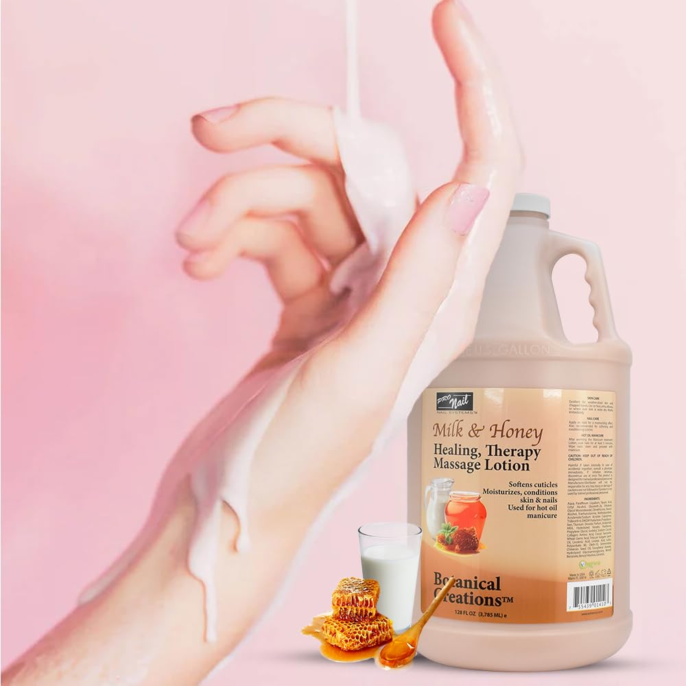 PRO NAIL Healing Therapy Massage Lotion – Multi-Purpose Hydration for Hands & Feet (1 Gallon)