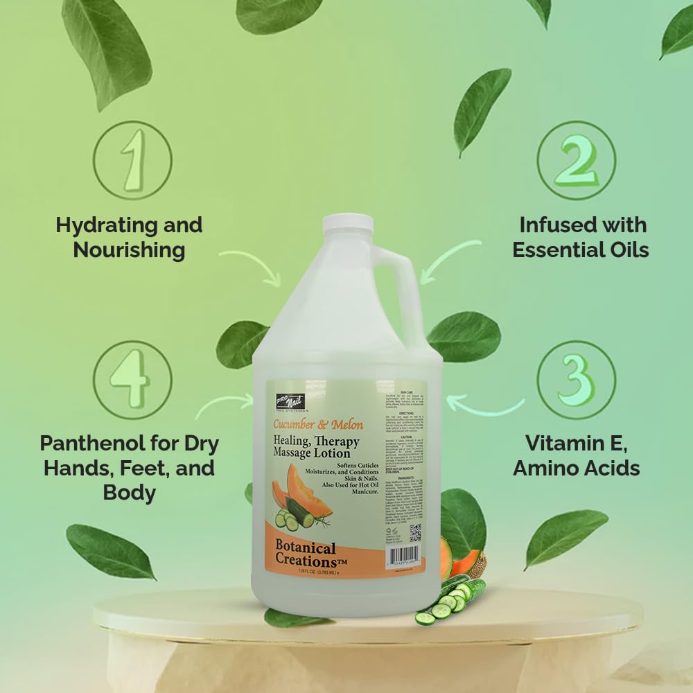 PRO NAIL Healing Therapy Massage Lotion – 1 Gallon, USA Made