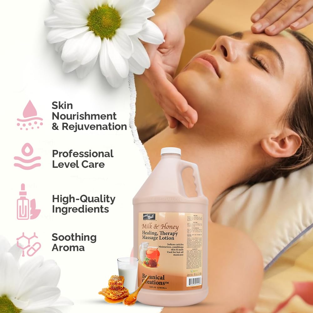 PRO NAIL Healing Therapy Massage Lotion – Multi-Purpose Hydration for Hands & Feet (1 Gallon)