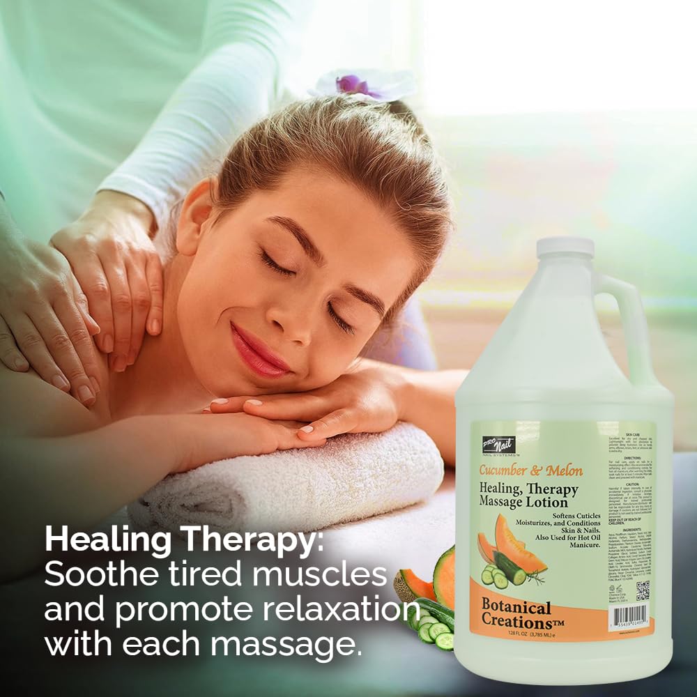 PRO NAIL Healing Therapy Massage Lotion – 1 Gallon, USA Made