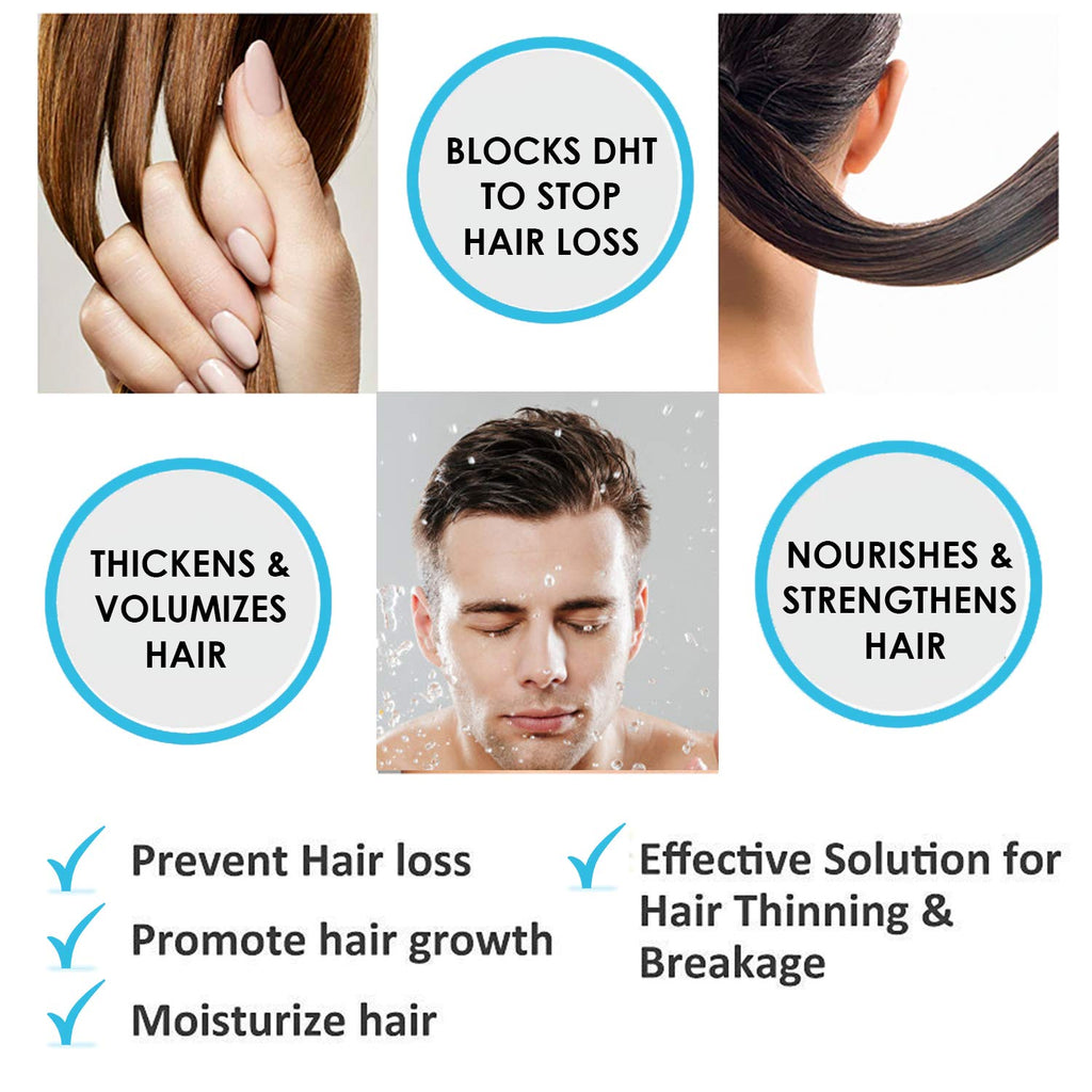 Pronexa Hairgenics Clinical Strength Hair Growth Shampoo with Biotin, Collagen & DHT Blockers – 8 fl oz