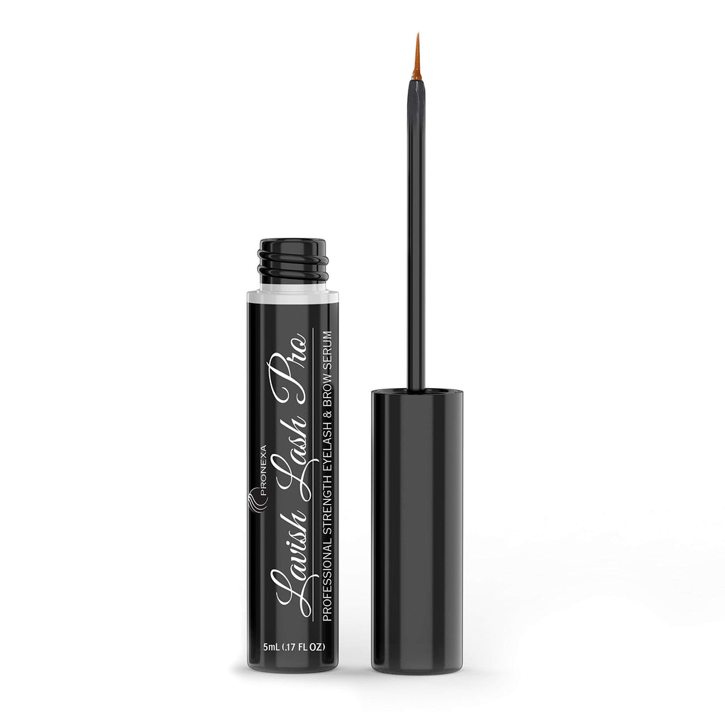 Lavish Lash Pro by Pronexa Hairgenics — Professional Strength Eyelash & Eyebrow Growth Serum (5 mL, 6-Month Supply)