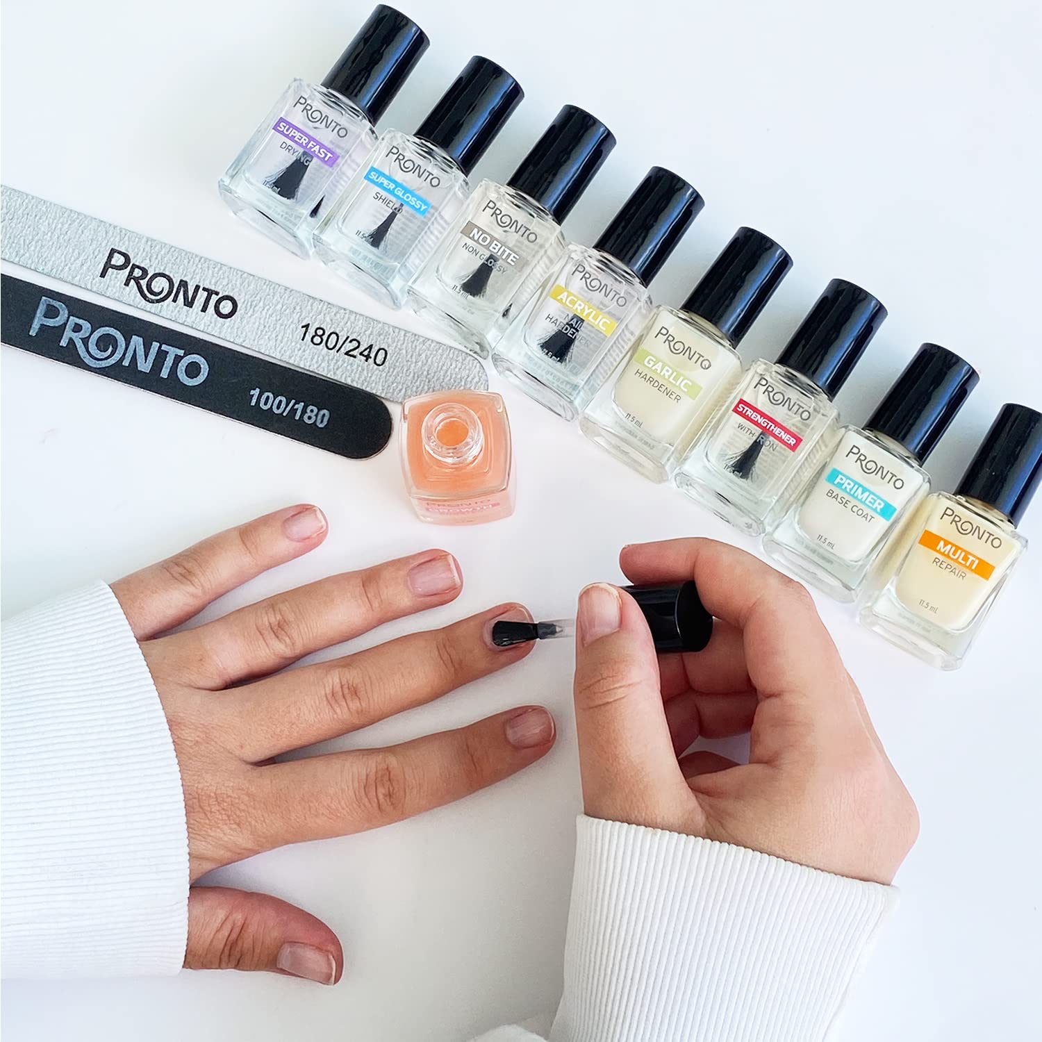 Pronto No Age Nail Rejuvenating – Rejuvenating Nail Treatment for Ridges, Brittle & Yellowed Nails