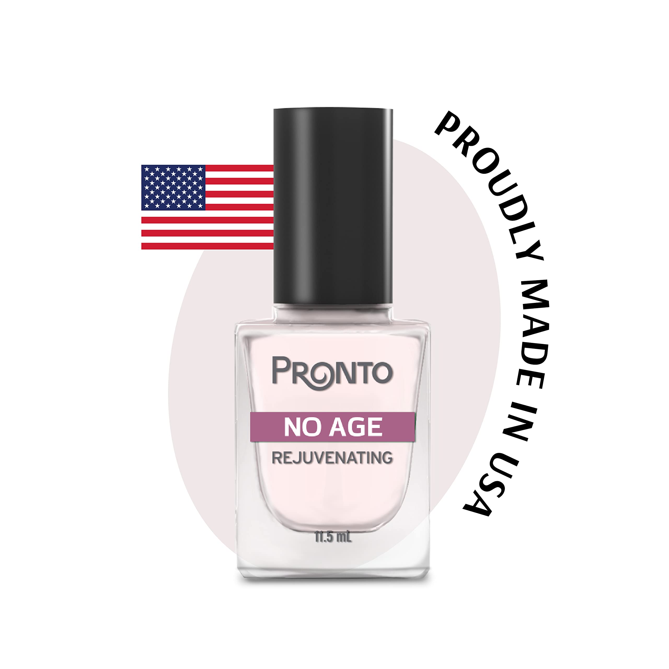 Pronto No Age Nail Rejuvenating – Rejuvenating Nail Treatment for Ridges, Brittle & Yellowed Nails