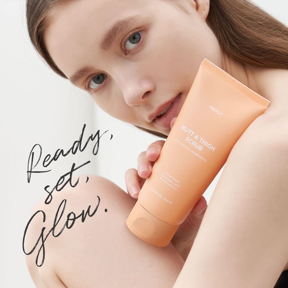 PROOT Butt Scrub Wash | Exfoliating Body Wash for Acne & Ingrown Hair
