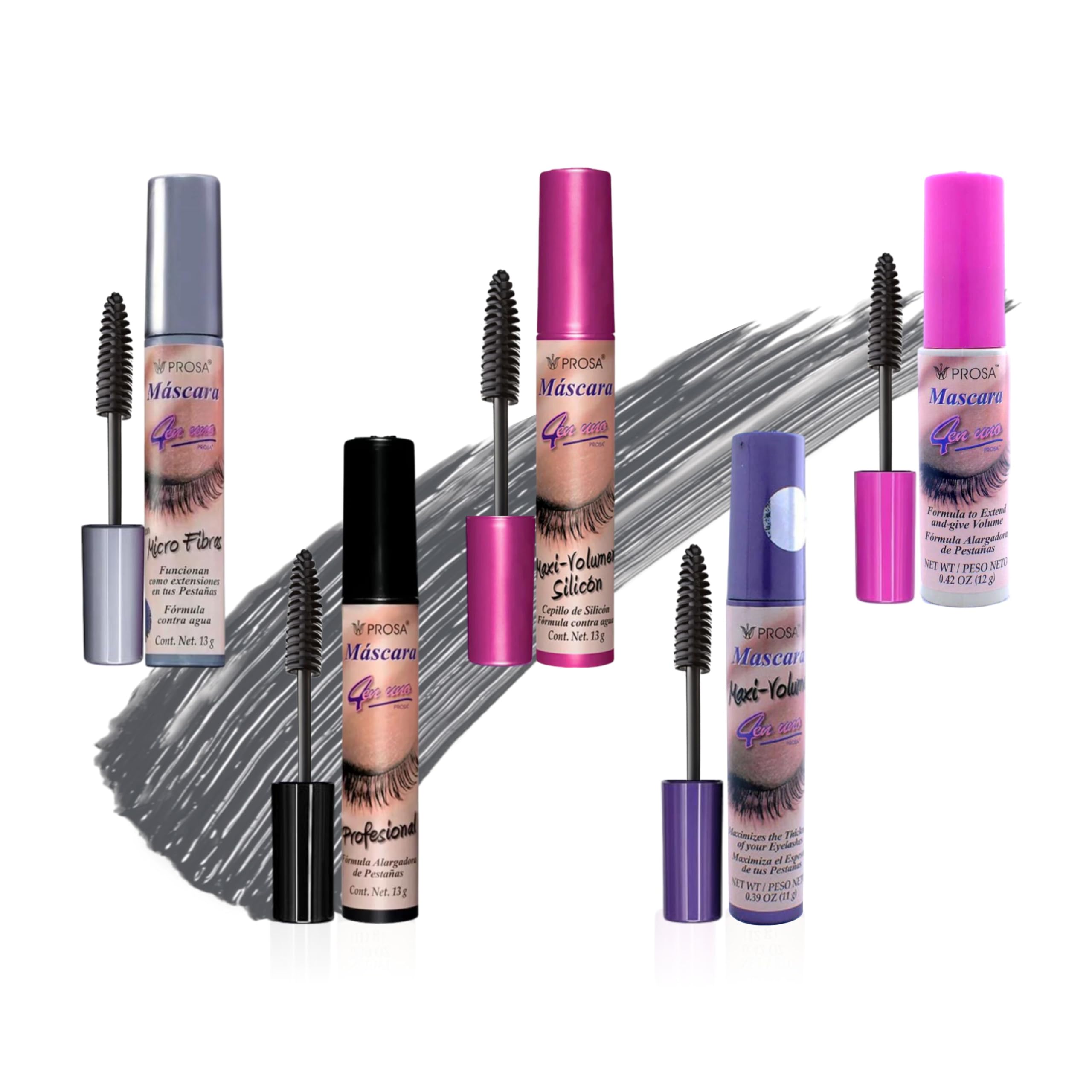 Prosa Mascara Professional Collection – Amplified Volume & Length (Pack of 5)