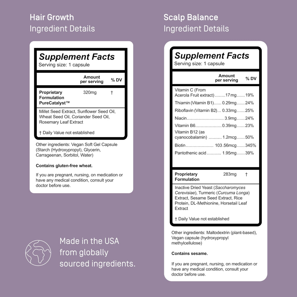 Prose Scalp Balance & Hair Growth Supplements – Clinically Studied Growth Complex, Vegan & Gluten Free