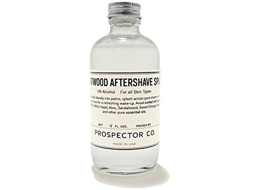 Prospector Co. Aftershave Splash KC Atwood – Classic Barbershop Scent