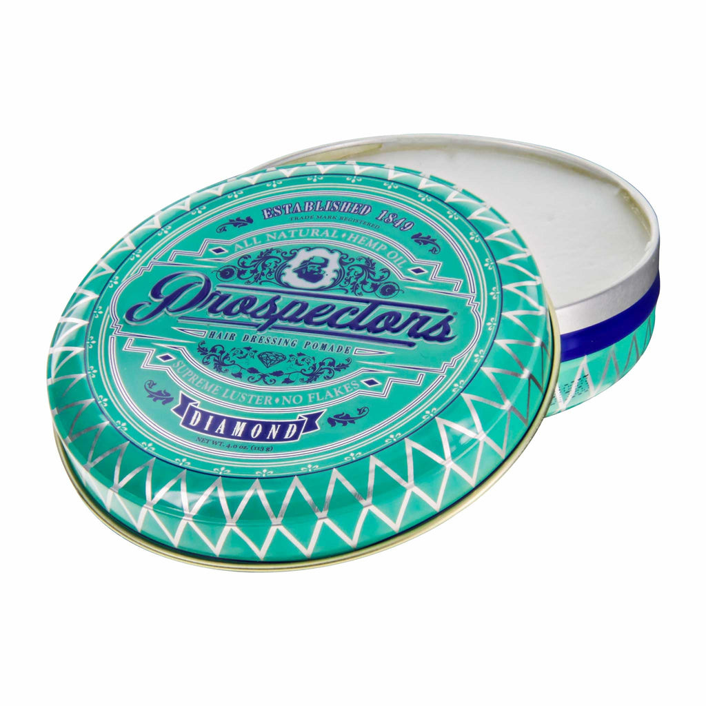 PROSPECTORS Diamond Hair Pomade 4 oz Tin — Medium Hold, Satin Shine