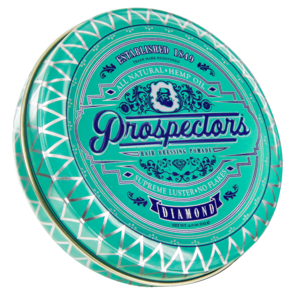 PROSPECTORS Diamond Hair Pomade 4 oz Tin — Medium Hold, Satin Shine
