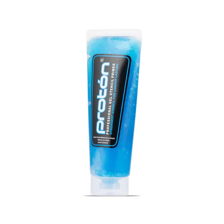 PROTON Tattoo Stencil Primer Gel - Blue, 8oz | Long-Lasting Stencil Hold
