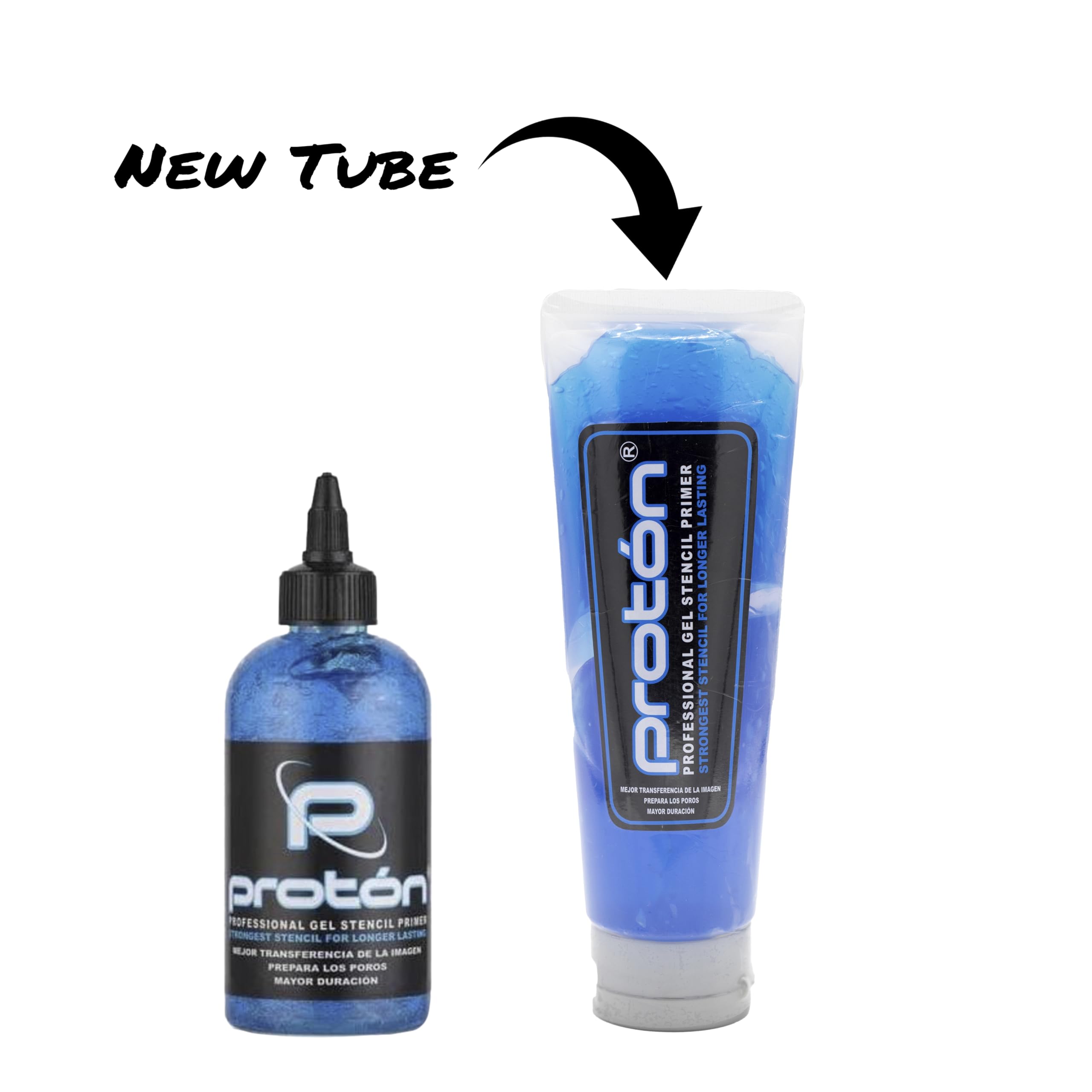 PROTON Tattoo Stencil Primer Gel - Blue, 8oz | Long-Lasting Stencil Hold