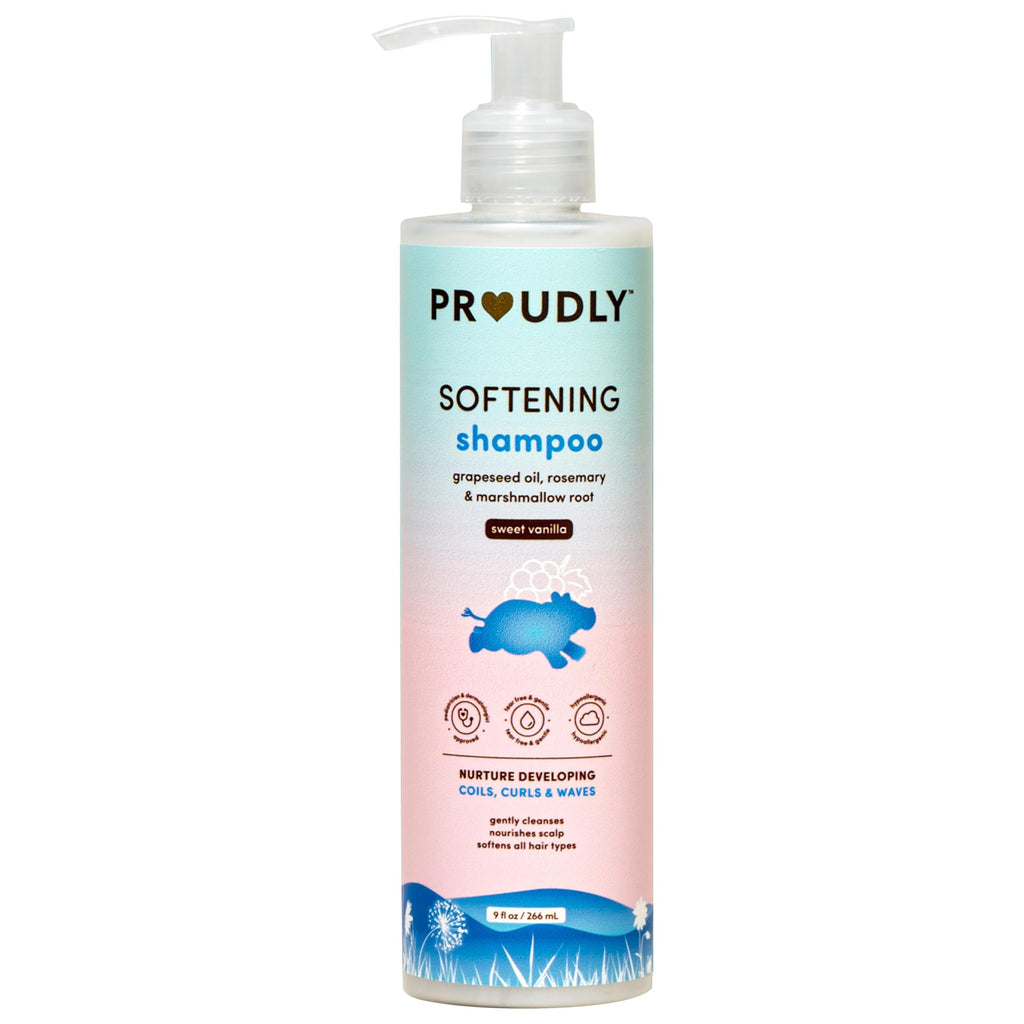 PROUDLY Softening Shampoo by Gabrielle Union & Dwyane Wade — Tear-Free, Dermatologist-Tested, 2 x 9 oz