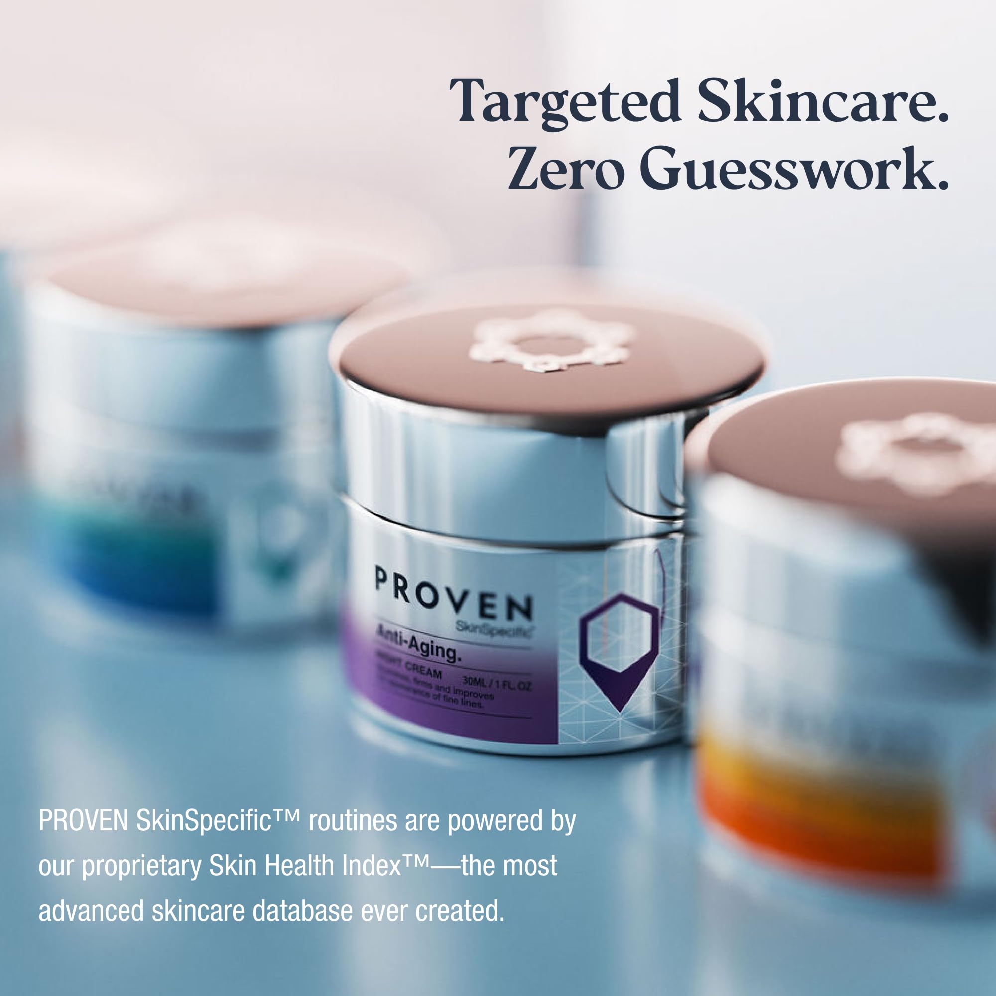 PROVEN SkinSpecific Anti-Aging Routine — 3-Step System (Cleanser, Night Cream & SPF 30)
