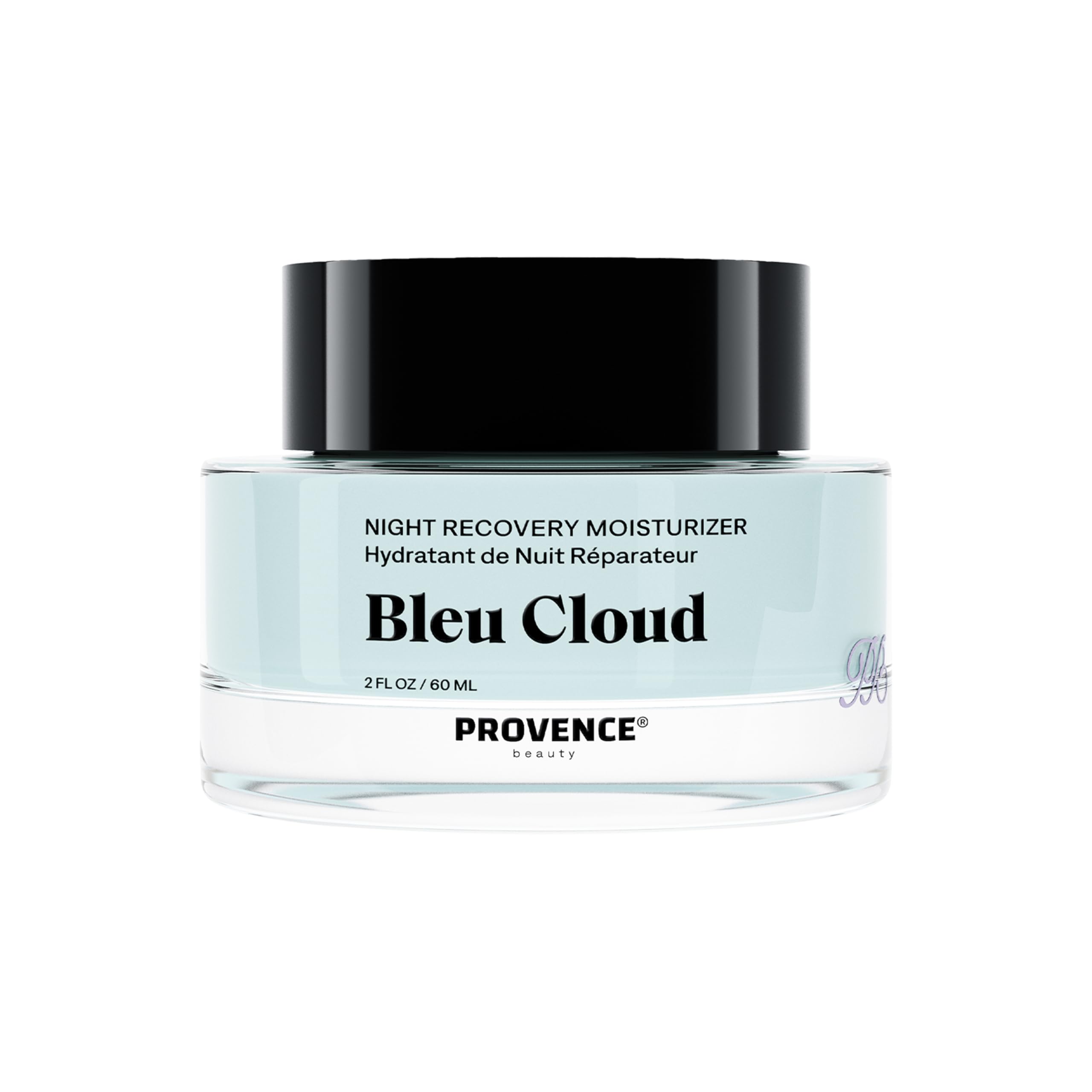 Provence Beauty Bleu Cloud Night Moisturizer – Hydrating Night Cream for All Skin Types