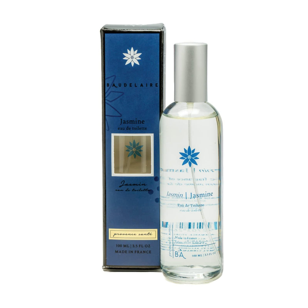 Provence Sante Eau de Toilette Spray – Jasmine Scent, Long-Lasting Luxury, 3.5 oz, Made in France