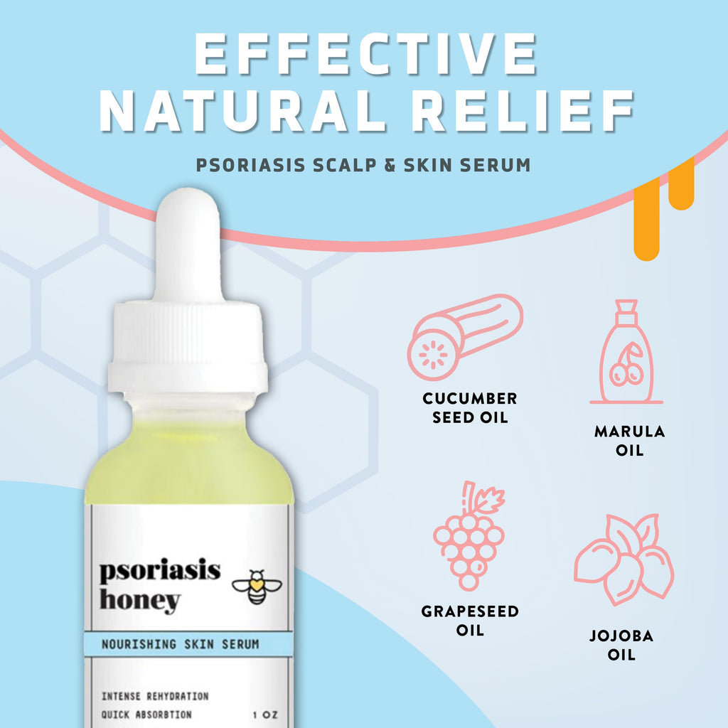 Psoriasis Honey Nourishing Scalp & Skin Serum – Non-Comedogenic Dry Oil for Daily Hydration