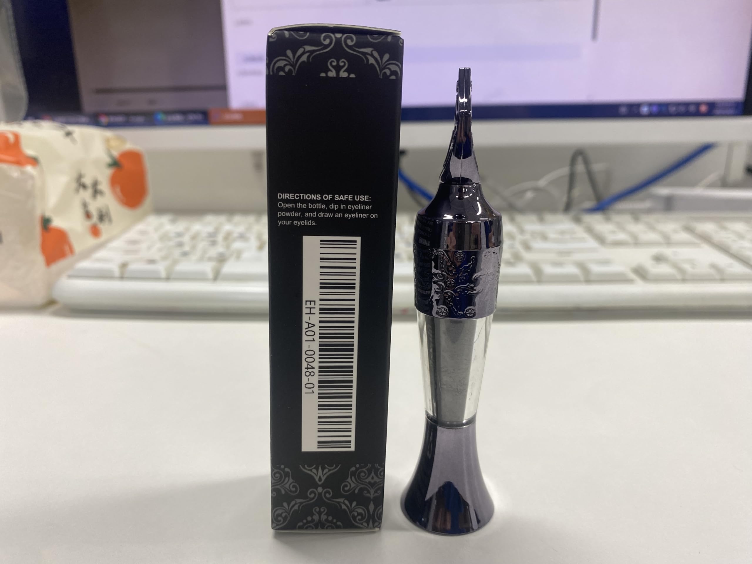 Ptoso Powder Eyeliner Arabic - 100% Natural Egyptian Mineral-Enriched, Long-Lasting Waterproof Smudge-Proof Eyeliner (4PC)