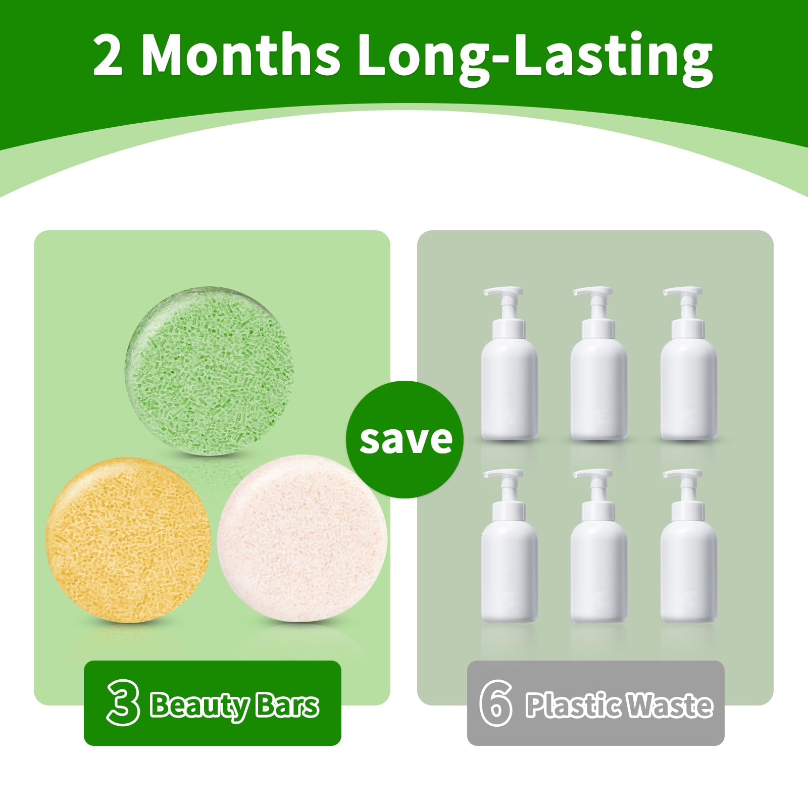 Pubpok Ginger & Tea Tree Bar Shampoo & Conditioner – Anti-Hair Loss, Growth Support, Clarifying Cleanse