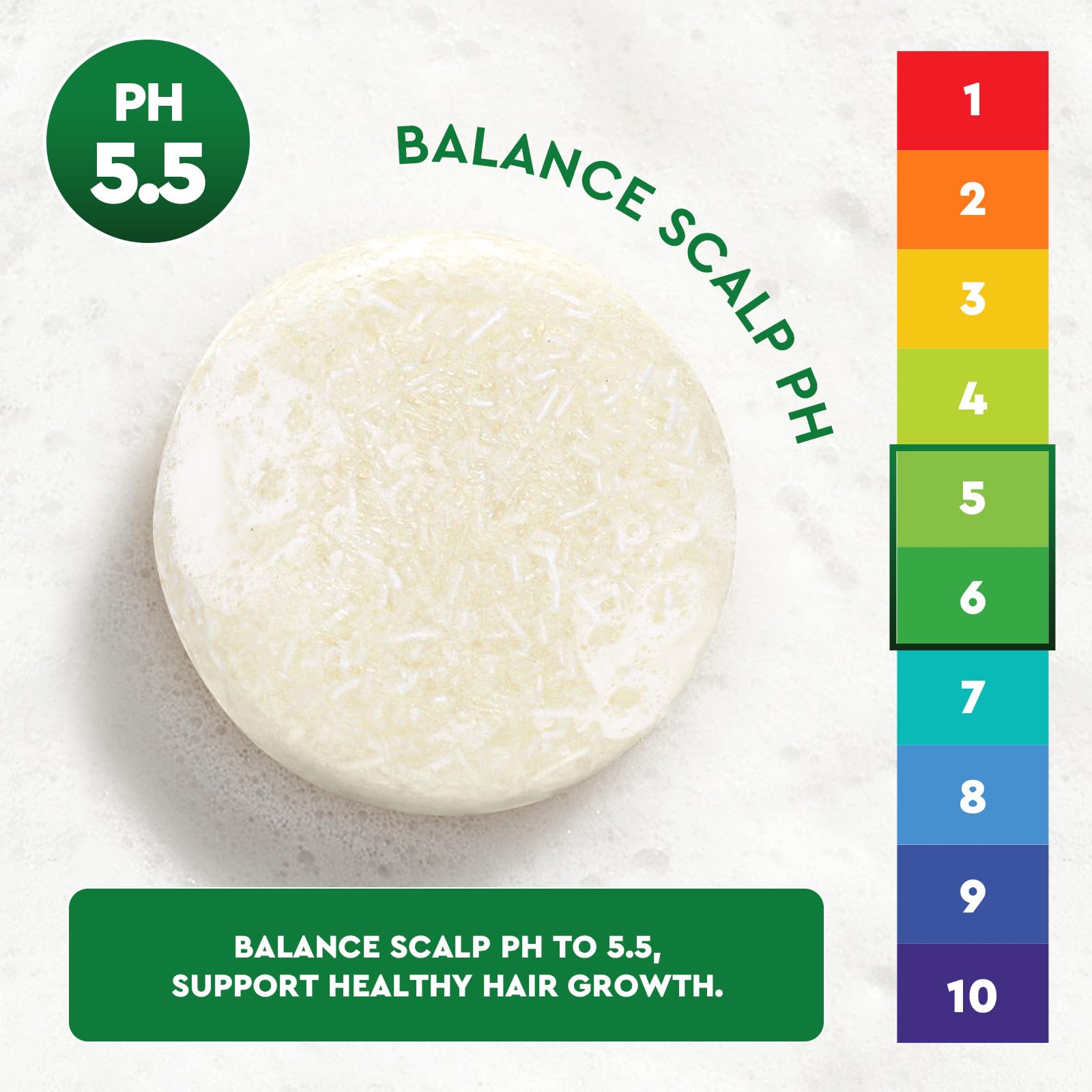 Pubpok Ginger & Tea Tree Bar Shampoo & Conditioner – Anti-Hair Loss, Growth Support, Clarifying Cleanse