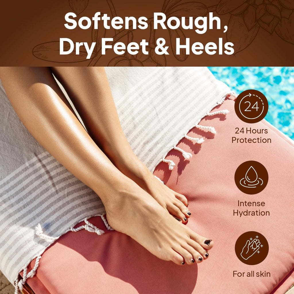 Pumice Valley Foot Cream for Dry, Cracked Heels – Natural Moisturizer with Urea & Shea Butter
