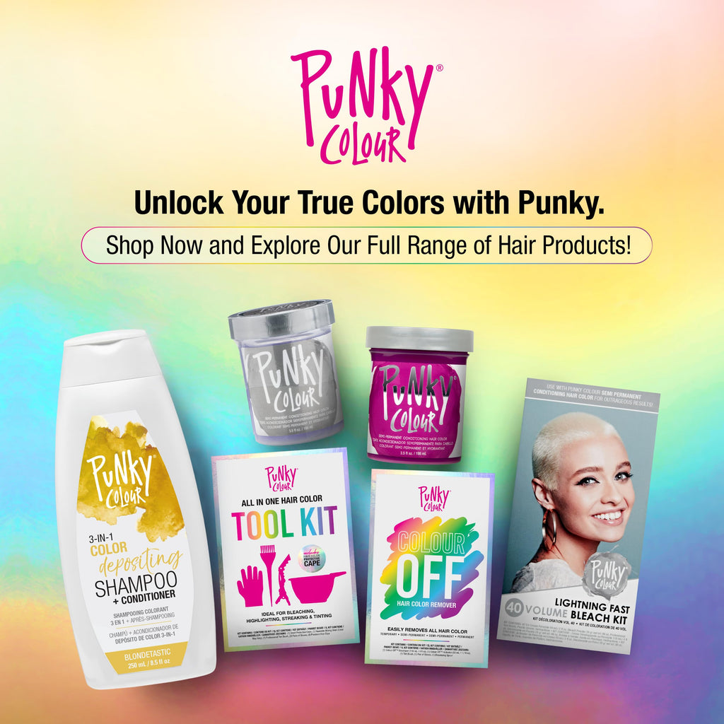 Punky Colour 3-in-1 Color Depositing Hair Cleanser & Conditioner – Blondetastic, 8.5 oz