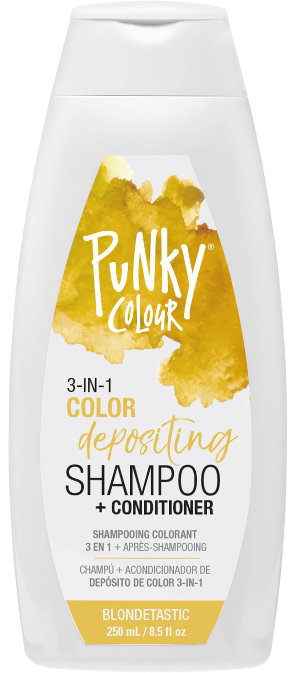 Punky Colour 3-in-1 Color Depositing Hair Cleanser & Conditioner – Blondetastic, 8.5 oz