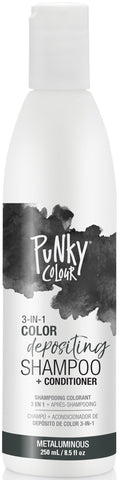 Punky Colour 3-in-1 Hair Color Depositing Conditioner & Cleanser – Metaluminous