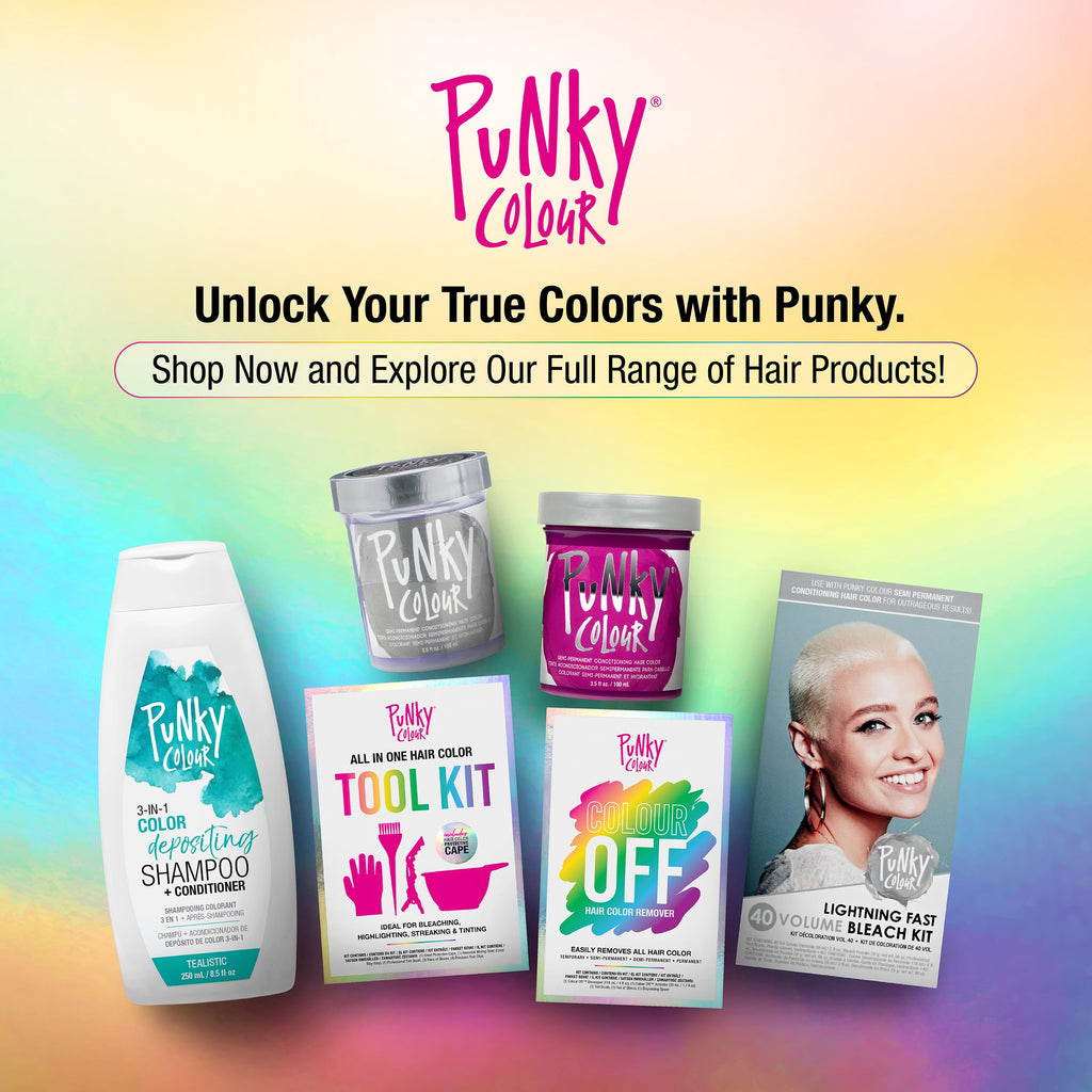 Punky Colour 3-in-1 Color Depositing Hair Cleanser & Conditioner – Tealistic, 8.5 fl oz