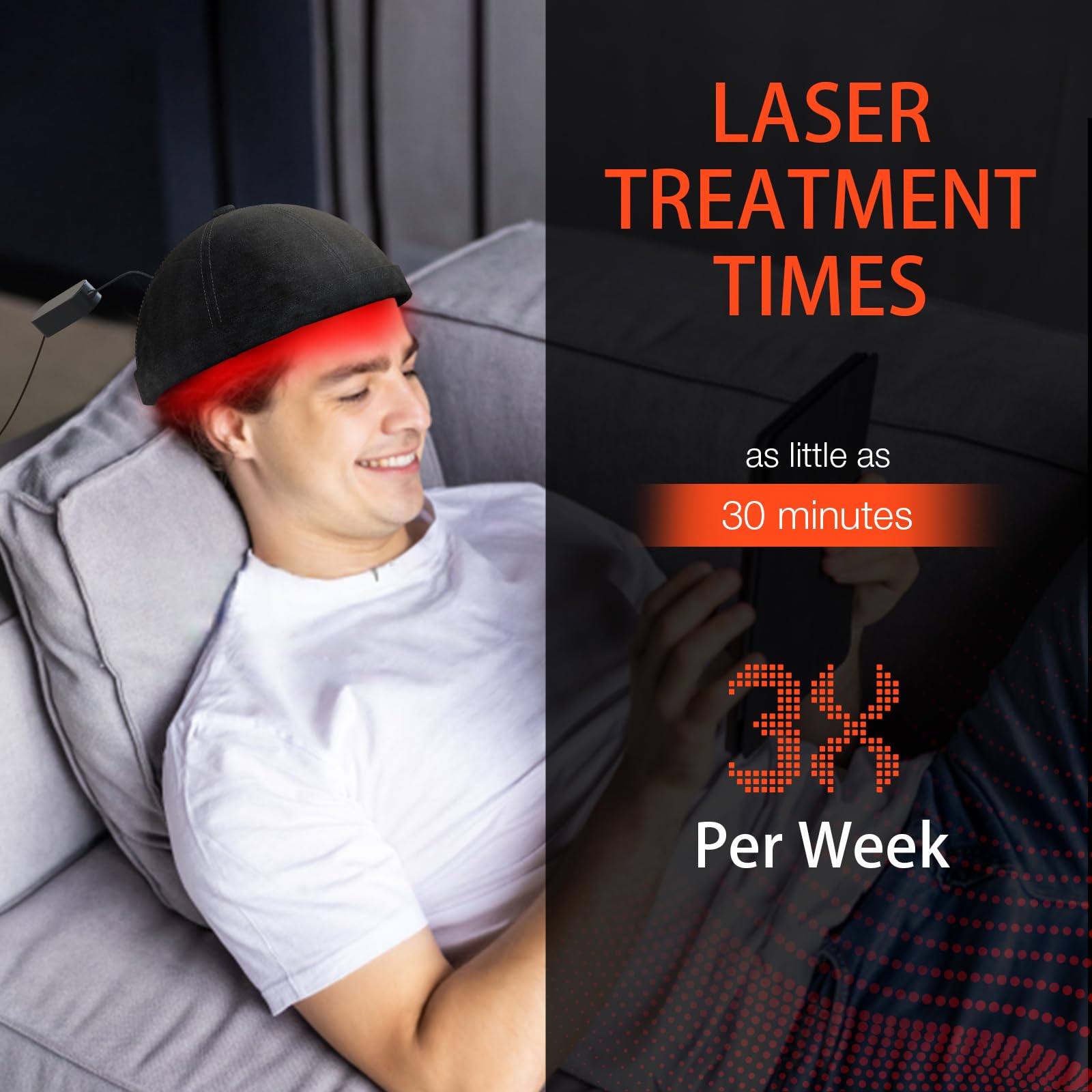 PUPCA Laser Cap — FDA Cleared LLLT Hair Growth Cap for Men & Women