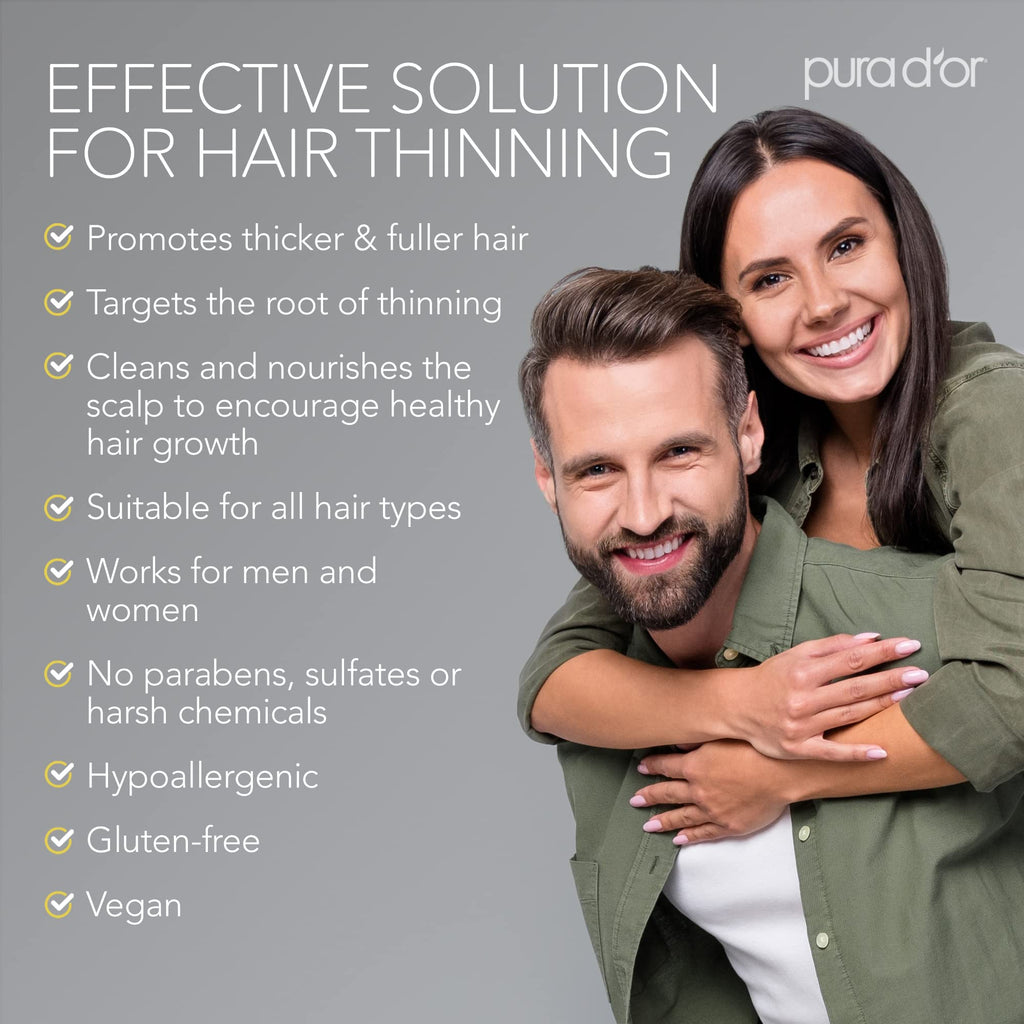 PURA D'OR Deep Moisturizing Biotin Conditioner – Thickens & Softens Hair, 24oz