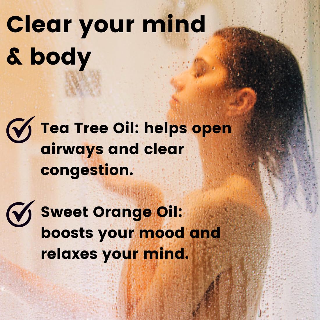 Pure Athlete Energizing Sport Shower Steamers – Orange & Tea Tree, Made in USA