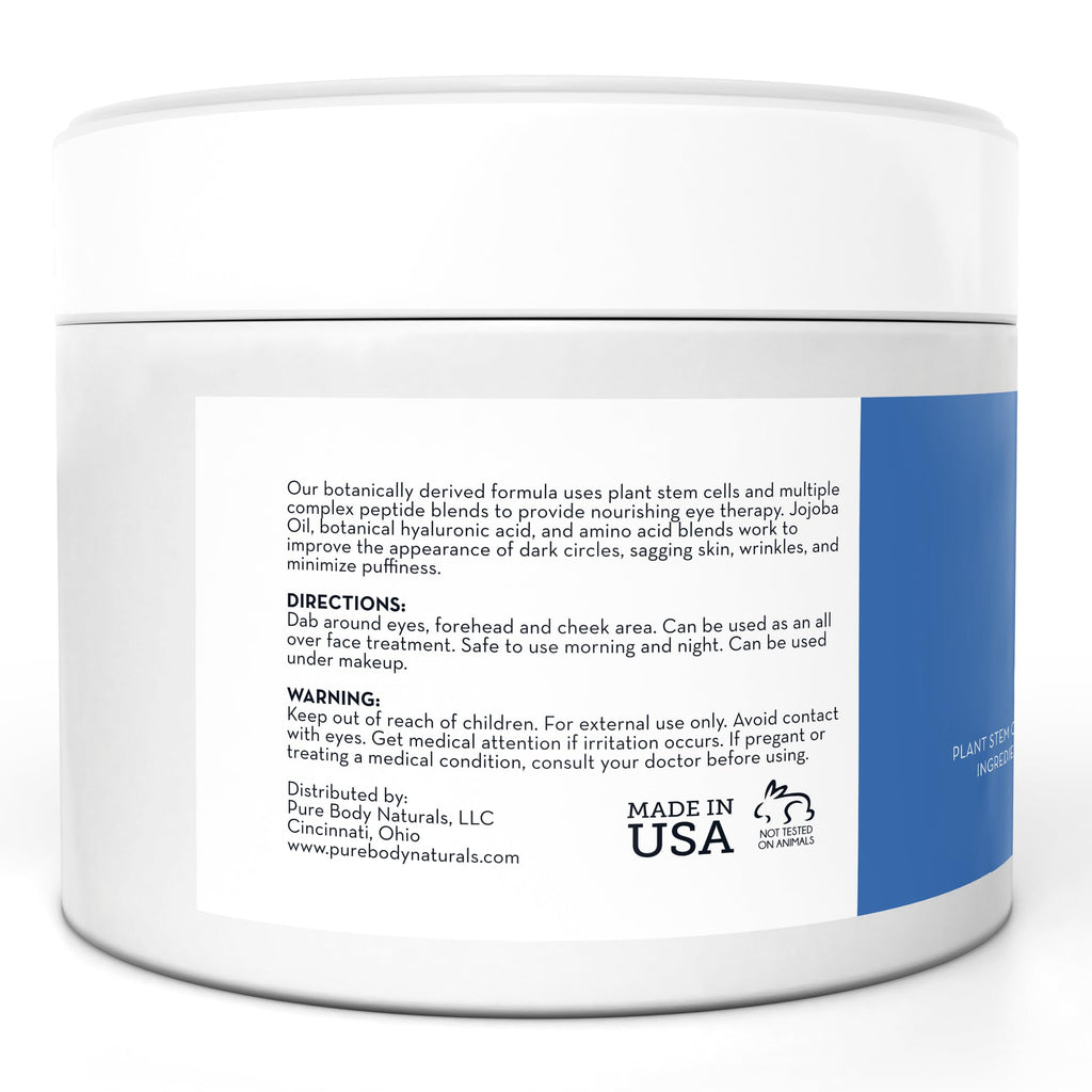 Pure Body Naturals Age-Defying Eye Gel – Hydrating Under-Eye Treatment, 1.7 oz (Pack of 2)