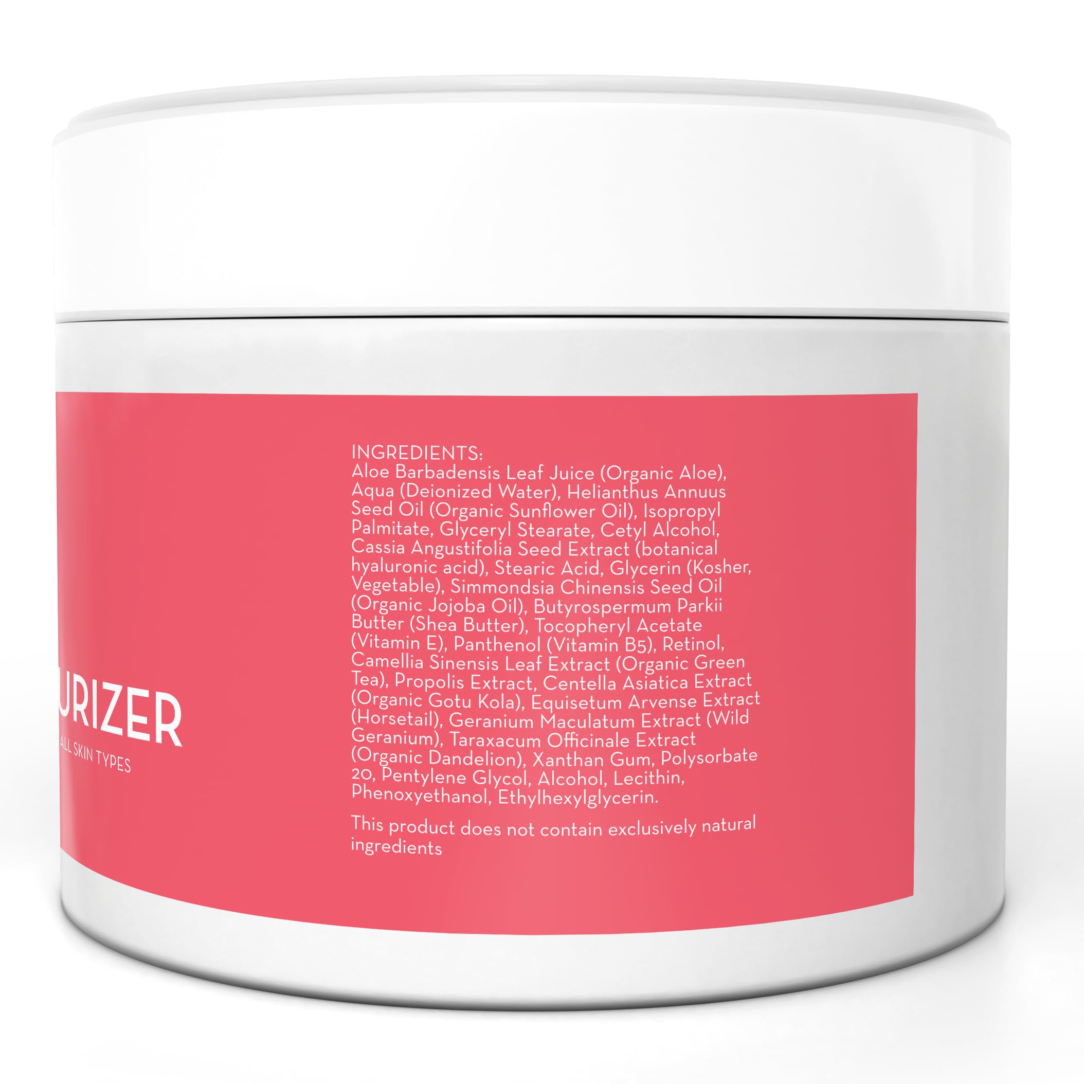 Pure Body Naturals Retinol Moisturizer 1.7 oz Duo with Hyaluronic Acid, Shea Butter & Jojoba Oil