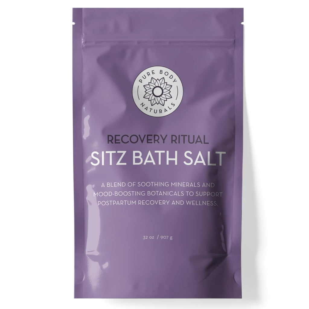 Pure Body Naturals Sitz Bath Salt: Postpartum Comfort & Hemorrhoid Relief